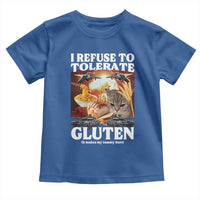 Gluten Intolerance Cat Meme Toddler T Shirt I Refuse To Tolerate Gluten
