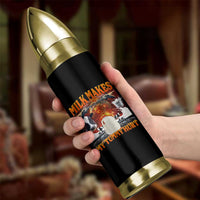 Lactose Intolerant Meme Bullet Tumbler Milk Makes My Tummy Hurt Vintage Bootleg Graphic
