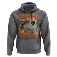 Tummy Ache Survivor Raccoon Meme Hoodie