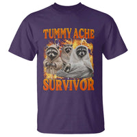 Tummy Ache Survivor Raccoon Meme T Shirt