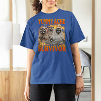 Tummy Ache Survivor Raccoon Meme T Shirt For Women