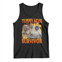 Tummy Ache Survivor Raccoon Meme Tank Top