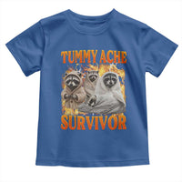 Tummy Ache Survivor Raccoon Meme Toddler T Shirt