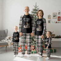 Im Trying My Best Funny Crying Cat Meme Plaid Pajama Set - Wonder Print Shop