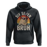 Six Seven Bruh 67 Meme Funny Capybara Hoodie