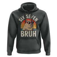 Six Seven Bruh 67 Meme Funny Capybara Hoodie