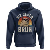 Six Seven Bruh 67 Meme Funny Capybara Hoodie