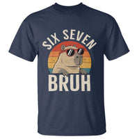 Six Seven Bruh 67 Meme Funny Capybara T Shirt