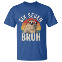 Six Seven Bruh 67 Meme Funny Capybara T Shirt