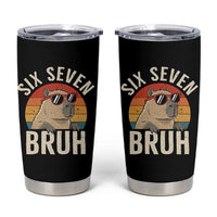 Six Seven Bruh 67 Meme Funny Capybara Tumbler Cup