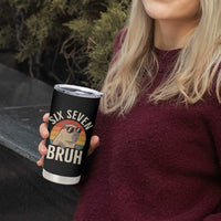 Six Seven Bruh 67 Meme Funny Capybara Tumbler Cup