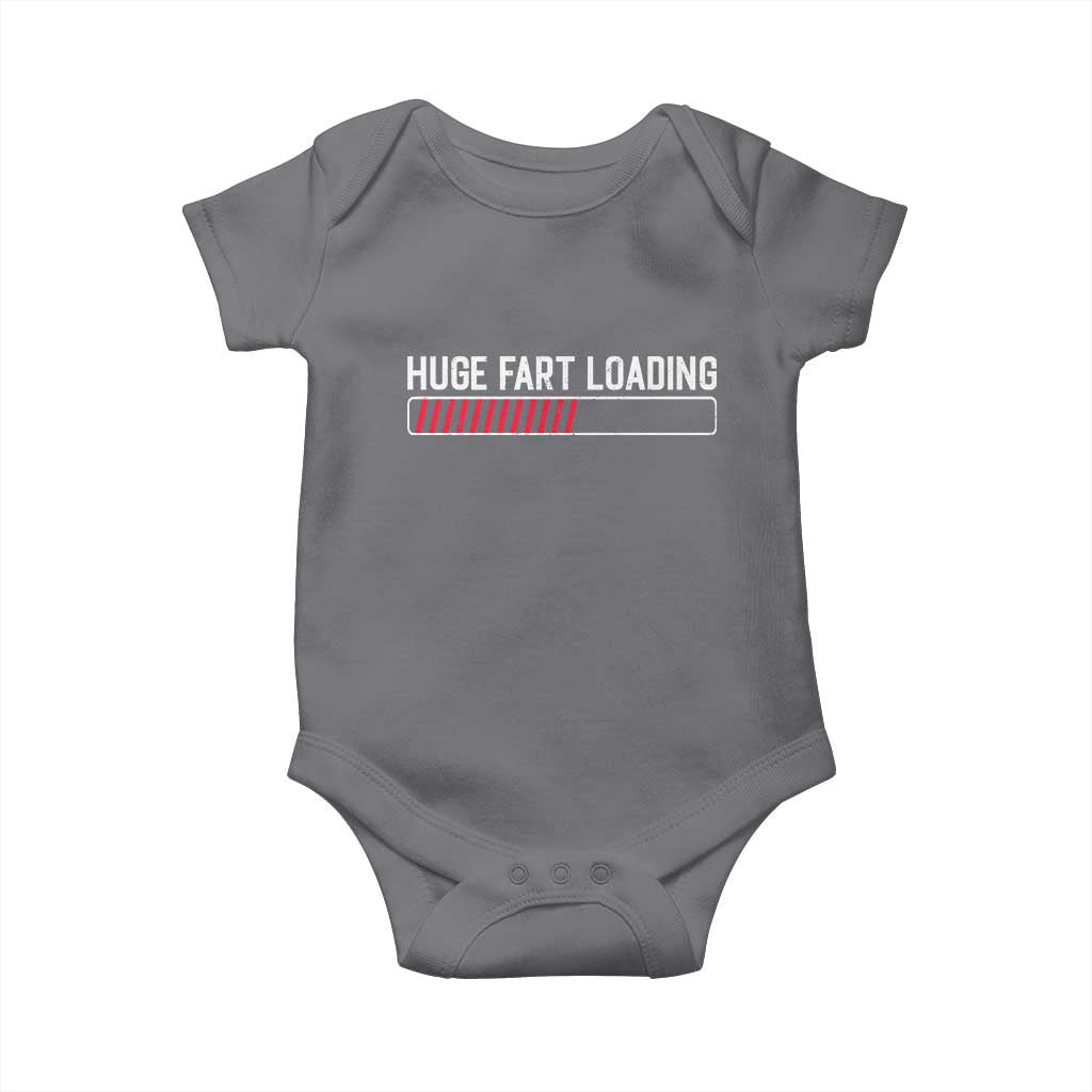 Huge Fart Loading Baby Onesie Sarcastic Humor Hilarious Funny Saying Gag Gift