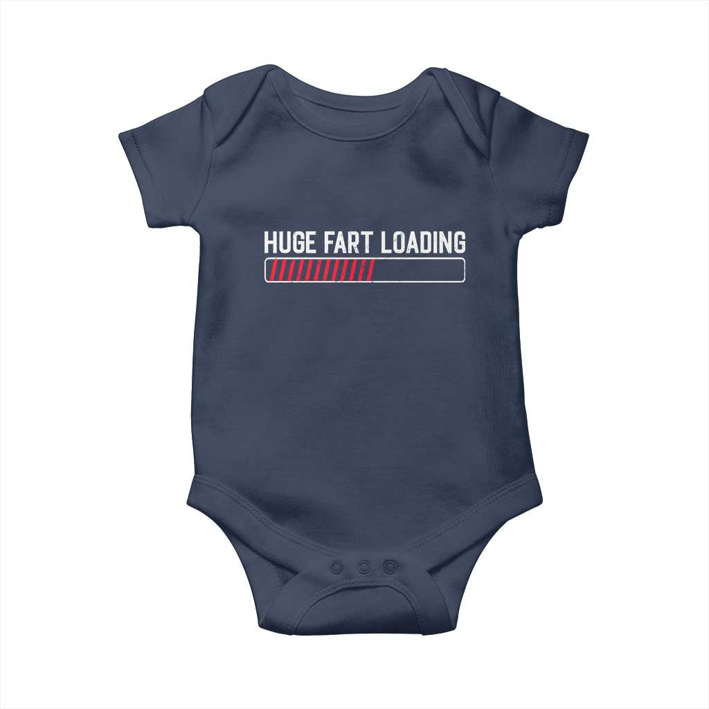 Huge Fart Loading Baby Onesie Sarcastic Humor Hilarious Funny Saying Gag Gift