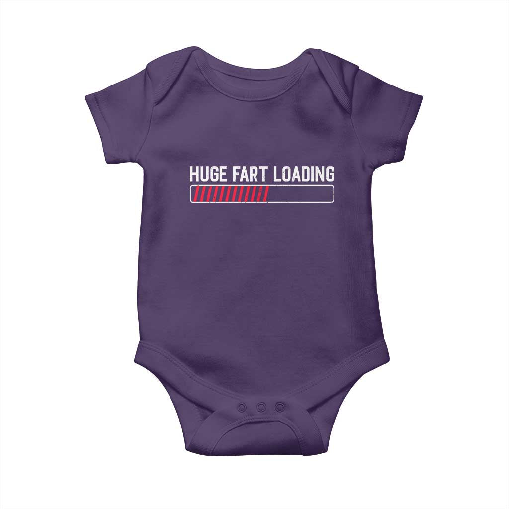 Huge Fart Loading Baby Onesie Sarcastic Humor Hilarious Funny Saying Gag Gift