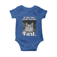 If They Talk Behind Your Back Fart Baby Onesie Cat Meme Funny Oddly Specific