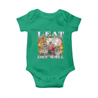 Funny Cat Meme Bootleg Graphic Baby Onesie I Eat Drywall Funny Weird Cursed Internet Memes