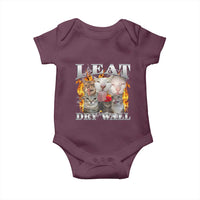 Funny Cat Meme Bootleg Graphic Baby Onesie I Eat Drywall Funny Weird Cursed Internet Memes