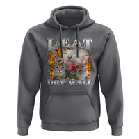 Funny Cat Meme Bootleg Graphic Hoodie I Eat Drywall Funny Weird Cursed Internet Memes