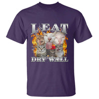 Funny Cat Meme Bootleg Graphic T Shirt I Eat Drywall Funny Weird Cursed Internet Memes