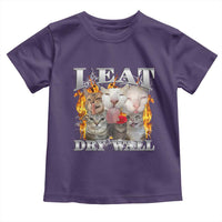 Funny Cat Meme Bootleg Graphic Toddler T Shirt I Eat Drywall Funny Weird Cursed Internet Memes