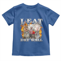 Funny Cat Meme Bootleg Graphic Toddler T Shirt I Eat Drywall Funny Weird Cursed Internet Memes
