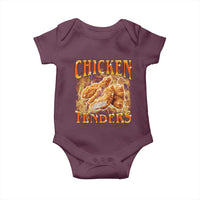 Funny Chicken Tenders Baby Onesie Funny Foodie Vintage 90s Bootleg Rap