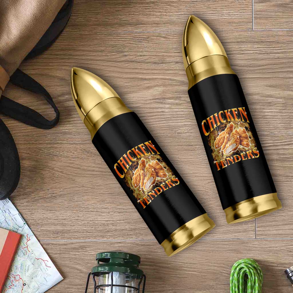 Funny Chicken Tenders Bullet Tumbler Funny Foodie Vintage 90s Bootleg Rap