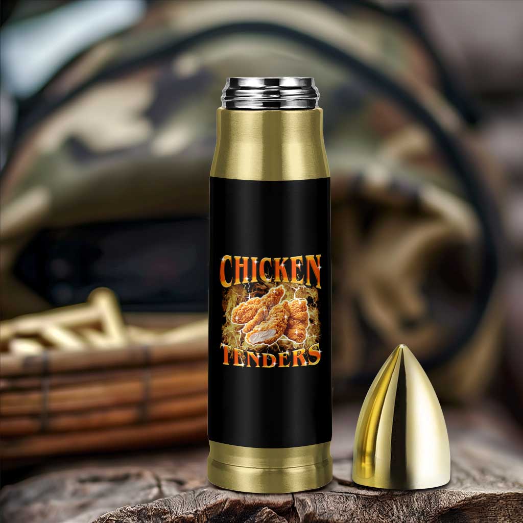 Funny Chicken Tenders Bullet Tumbler Funny Foodie Vintage 90s Bootleg Rap