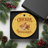 Funny Chicken Tenders Ceramic Ornament Funny Foodie Vintage 90s Bootleg Rap