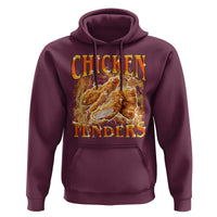 Funny Chicken Tenders Hoodie Funny Foodie Vintage 90s Bootleg Rap