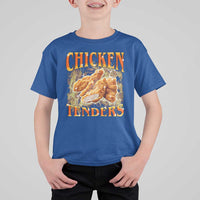 Funny Chicken Tenders T Shirt For Kid Funny Foodie Vintage 90s Bootleg Rap