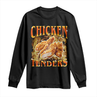Funny Chicken Tenders Long Sleeve Shirt Funny Foodie Vintage 90s Bootleg Rap