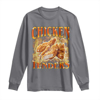 Funny Chicken Tenders Long Sleeve Shirt Funny Foodie Vintage 90s Bootleg Rap