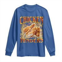 Funny Chicken Tenders Long Sleeve Shirt Funny Foodie Vintage 90s Bootleg Rap