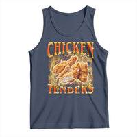 Funny Chicken Tenders Tank Top Funny Foodie Vintage 90s Bootleg Rap