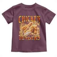 Funny Chicken Tenders Toddler T Shirt Funny Foodie Vintage 90s Bootleg Rap