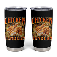 Funny Chicken Tenders Tumbler Cup Funny Foodie Vintage 90s Bootleg Rap