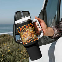 Funny Chicken Tenders Tumbler With Handle Funny Foodie Vintage 90s Bootleg Rap