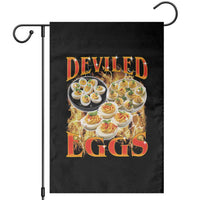 Deviled Eggs Garden Flag Vintage 90s Thanksgiving Funny Foodie Bootleg Graphic