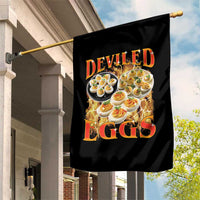 Deviled Eggs Garden Flag Vintage 90s Thanksgiving Funny Foodie Bootleg Graphic