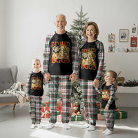 Deviled Eggs Plaid Pajama Set Vintage 90s Thanksgiving Funny Foodie Bootleg Graphic