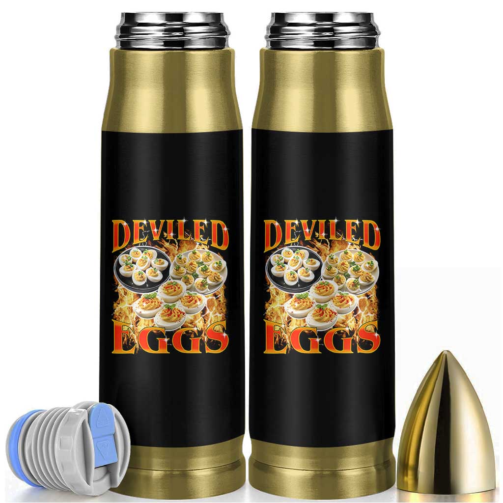 Deviled Eggs Bullet Tumbler Vintage 90s Thanksgiving Funny Foodie Bootleg Graphic