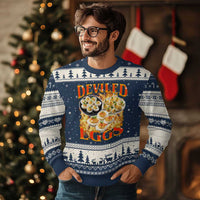 Deviled Eggs Ugly Christmas Sweater Vintage 90s Thanksgiving Funny Foodie Bootleg Graphic
