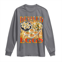 Deviled Eggs Long Sleeve Shirt Vintage 90s Thanksgiving Funny Foodie Bootleg Graphic