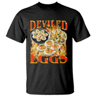 Deviled Eggs T Shirt Vintage 90s Thanksgiving Funny Foodie Bootleg Graphic