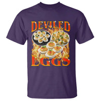 Deviled Eggs T Shirt Vintage 90s Thanksgiving Funny Foodie Bootleg Graphic