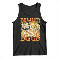 Deviled Eggs Tank Top Vintage 90s Thanksgiving Funny Foodie Bootleg Graphic