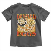 Deviled Eggs Toddler T Shirt Vintage 90s Thanksgiving Funny Foodie Bootleg Graphic
