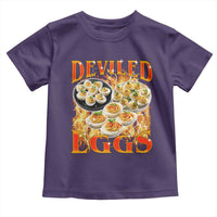 Deviled Eggs Toddler T Shirt Vintage 90s Thanksgiving Funny Foodie Bootleg Graphic