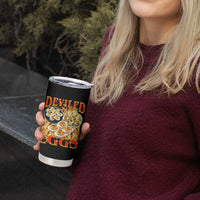 Deviled Eggs Tumbler Cup Vintage 90s Thanksgiving Funny Foodie Bootleg Graphic